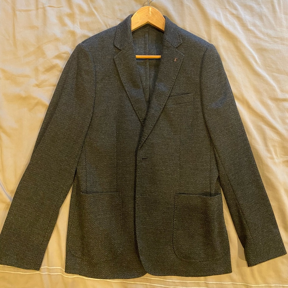 Scotch & Soda Dark Gray Men's Blazer